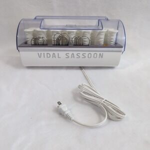Vidal Sassoon VS321 20 Hot Rollers‎ Curlers Missing 1 Clip Tested Volume Bounce